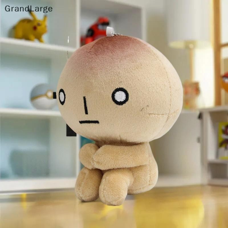 [GrandLarge] Bonito Postura Sentada Pão Assado Pingente De Pelúcia Boneca Bolsa Brinquedo Chaveiro Série Criatura Relaxa