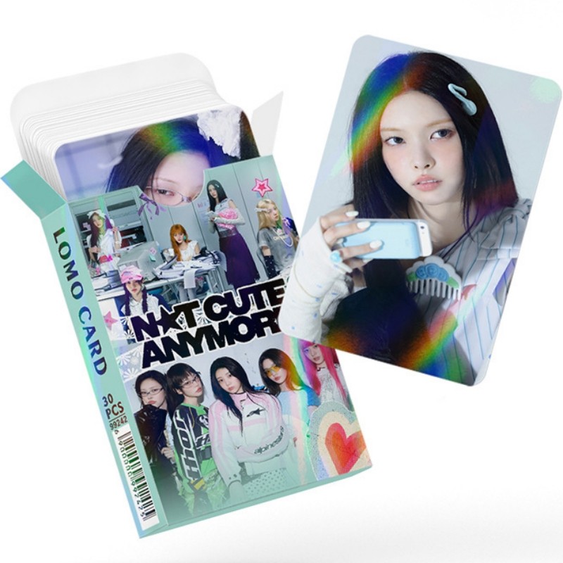 50-55pcs/box ILLIT Holographic Laser Lomo Cards SUPER REAL ME Album Photocards WONHEE Solo YUNAH MINJU MOKA IROHA Hologram Postcards