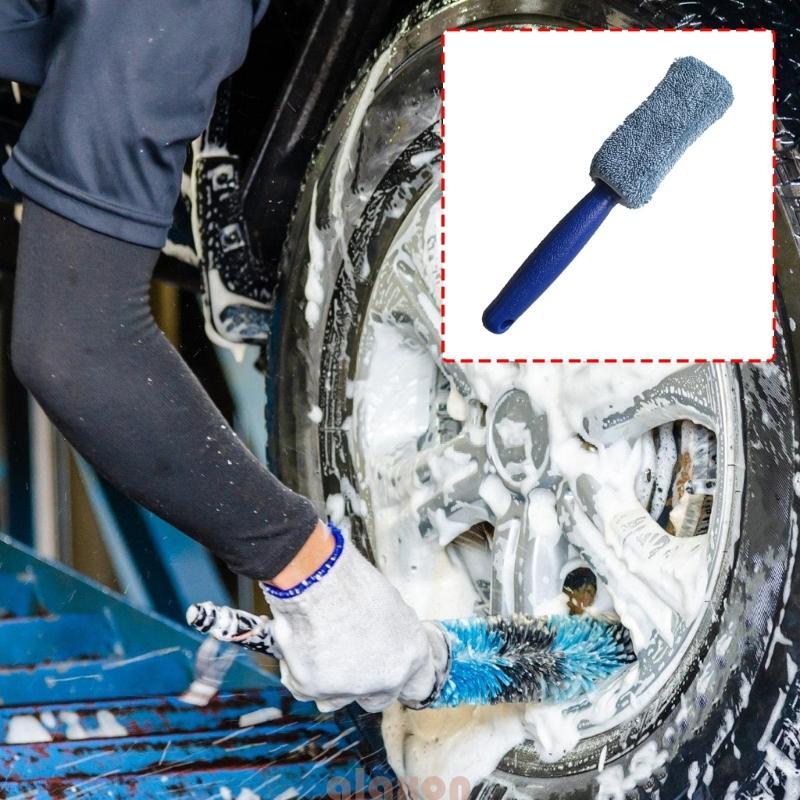 Ferramenta Profissional Limpeza Carro Escovas Cerdas Macias Alças Ergonômicas Curtas Para Manutenção Det