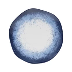 Prato Fundo De Porcelana 22,5 cm Ryo Galápagos Azul Oxford