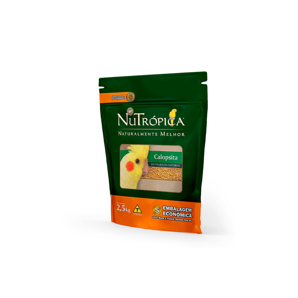 Ração Nutrópica Para Calopsita Extrusado Natural 2,5kg