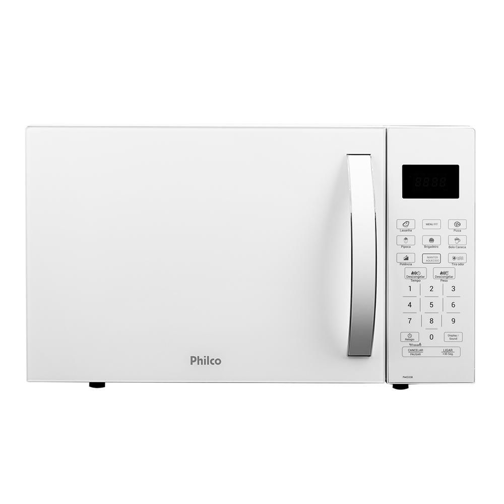 Forno Micro-Ondas 20 Litros Philco PMO23BB Branco 127V em Oferta na Shopee