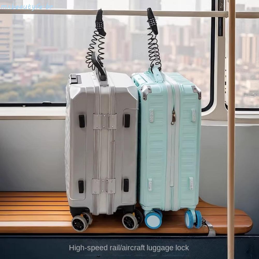 Bloqueio De Senha MXBEAUTYFE , Número Durável De Cor Sólida , Trava De Corrente Antifurto Bicicleta De 4 Dígitos