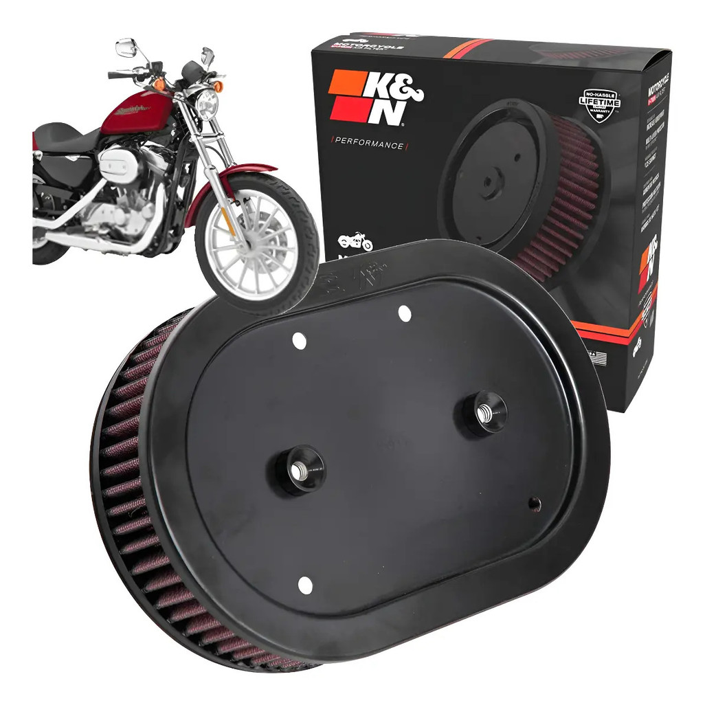 Filtro De Ar Kn Harley Screamin Eagle Sportster Xl883/xl1200