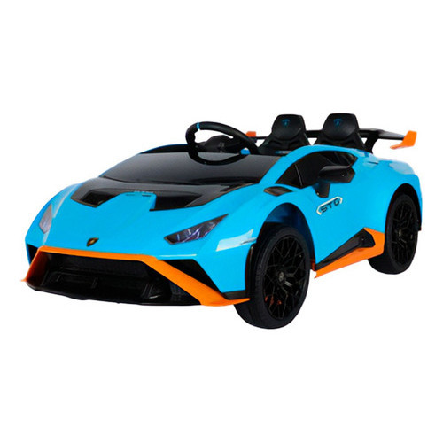 Carrinho Elétrico Infantil Lamborghini Huracan Licenciada Cor Azul Voltagem Do Carregador 110v220v