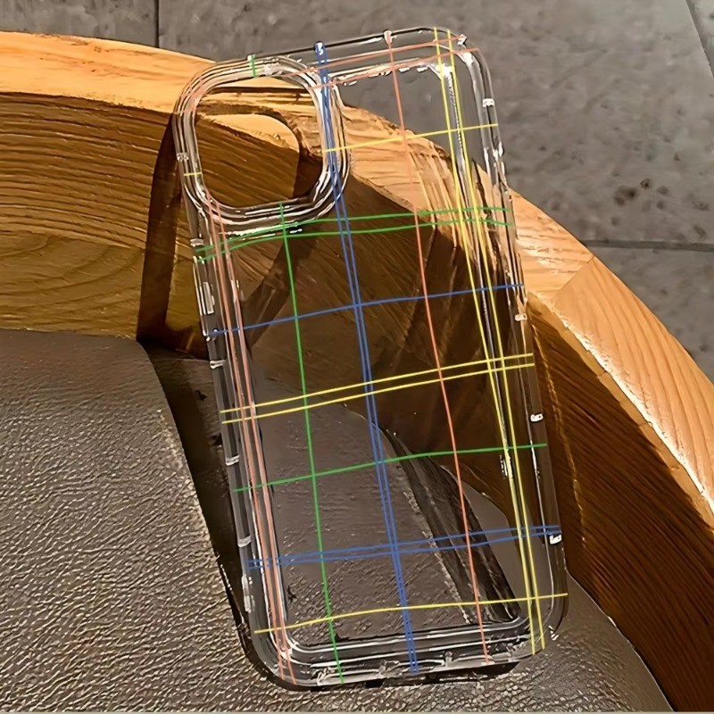 Linha Colorida Grade Padrão Caso De Telefone Para Samsung A55 A35 A15 A54 A53 S25 S26 S23 S24 Ultra S22 Plus S21 S20 FE 