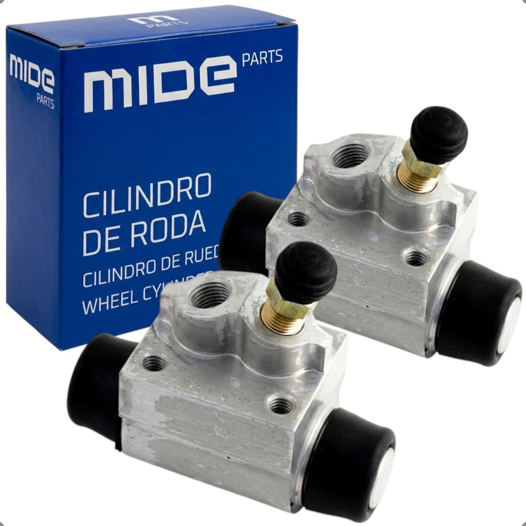 Par Cilindro De Roda Burrinho Freio Traseiro Para Chevrolet Celta E Prisma G1 Mide Parts 14,28mm Nacional MDCR004 Novo