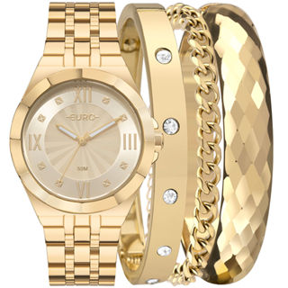 Relógio Euro Feminino Mix Dourado - EU2036YVQ/K4D em Oferta na Shopee
