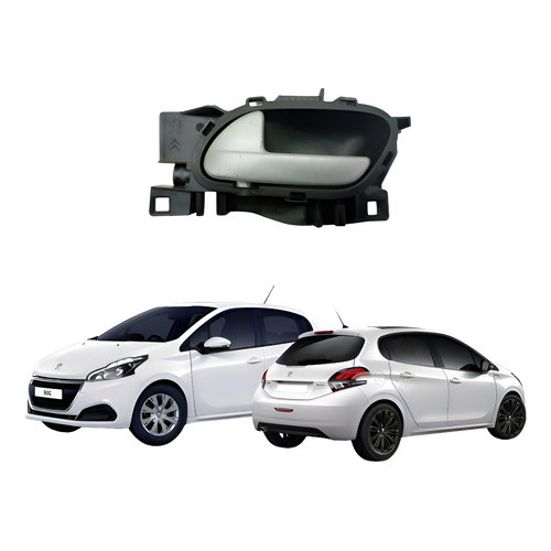 Maçaneta Interna Qualquer Porta Esquerda Peugeot 208 308 Ci Cinza-escuro Dianteira/traseira