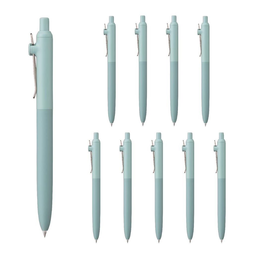 Lápis Mitsubishi Biros uniball ZENTO Standard 0,38 B Ripple Blue à base de água, embalagem com 10 UBNZSC38B.32 10P