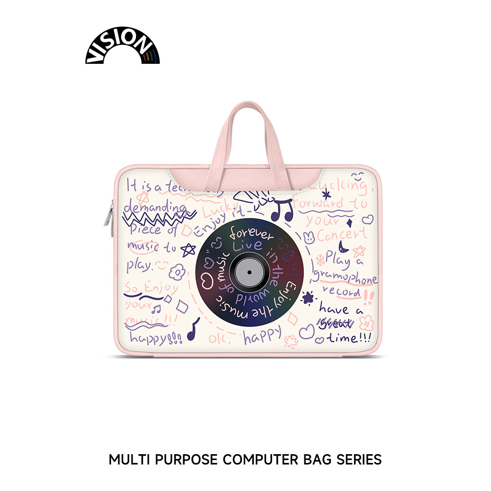 Bolsa para Laptop VISIONCD Record portátil adequada para Apple macbook 15: 20 cm Shin-Chan air13.3 Huawei matebook Lenov