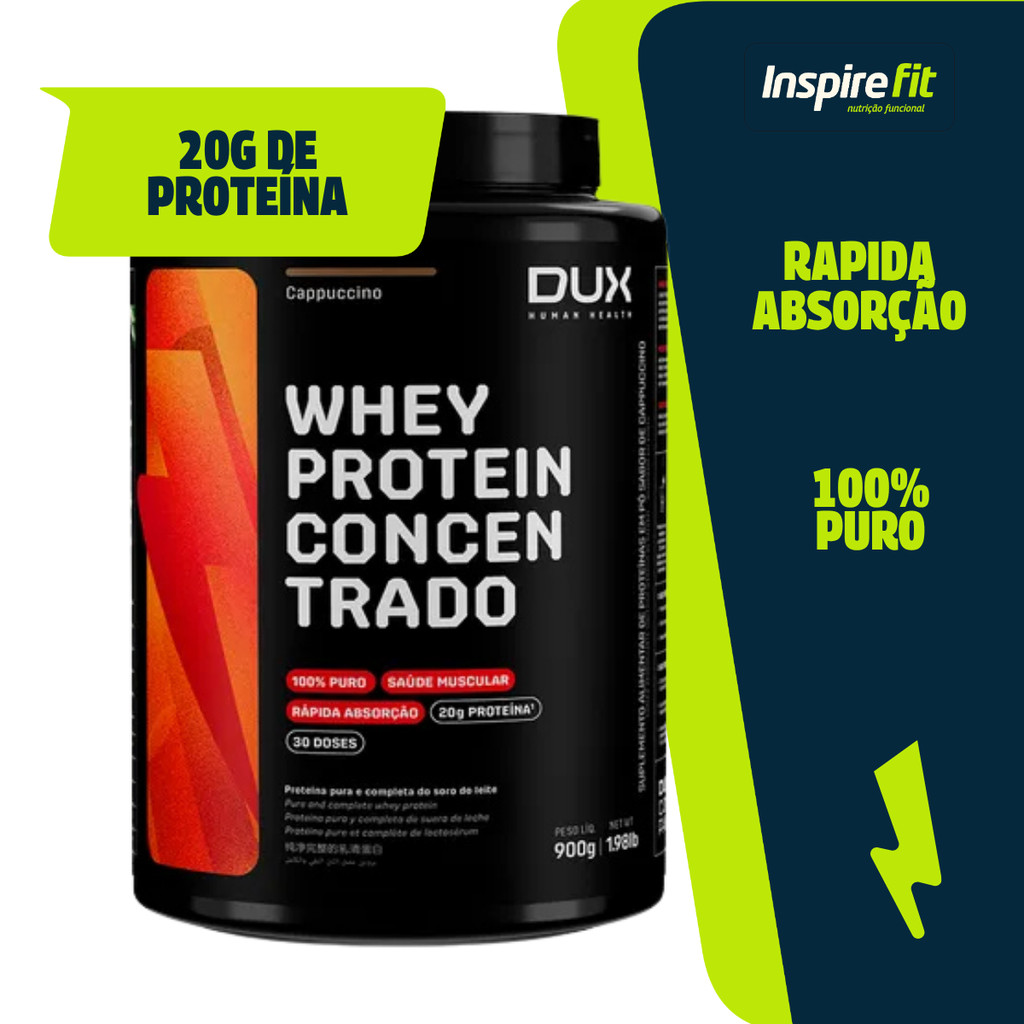 WHEY CONCENTRADO 900G - DUX
