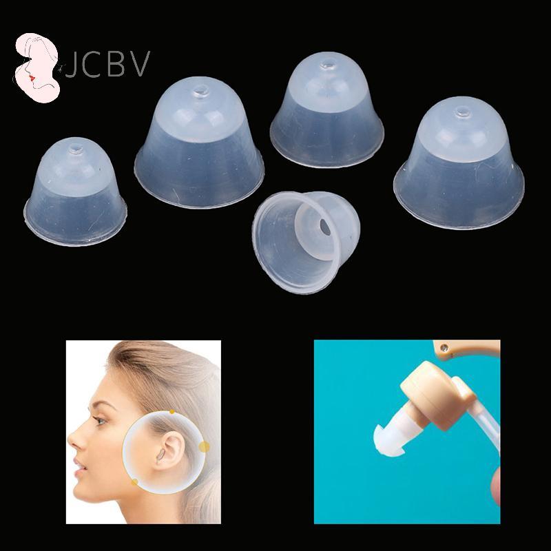 [JCBV] 5 Unidades De Silicone Para Aparelho Auditivo , Cúpulas Fechadas , Tampões Os Ouvidos , Substituição De Pontas A 