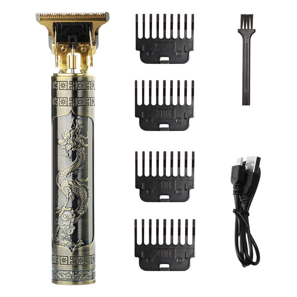 Máquina De Cortar Cabelo Para Barba Masculina, Barbeador Aparador Elétrico Profissional