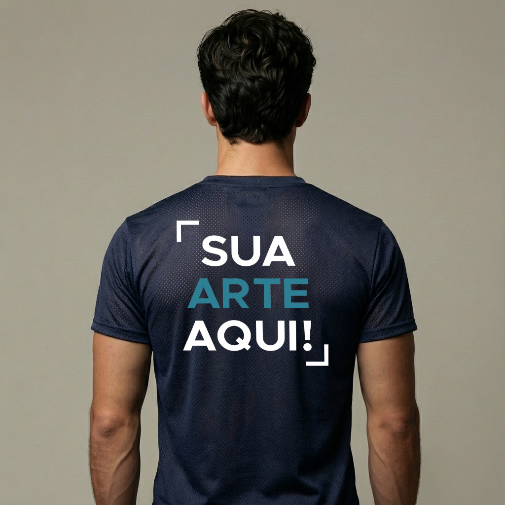 Camiseta Dry Fit Estampada Respirável Térmica Personallzada em Oferta na Shopee