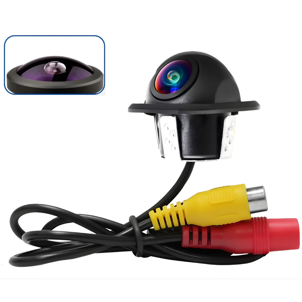 Câmera Ré Tartaruga Fisheye Dianteira Traseira Automotivo em Oferta na Shopee