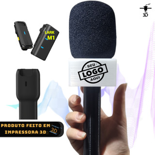 Adaptador para Microfone Lapela Lark M1 Canopla Personalizada Suporte Adaptador