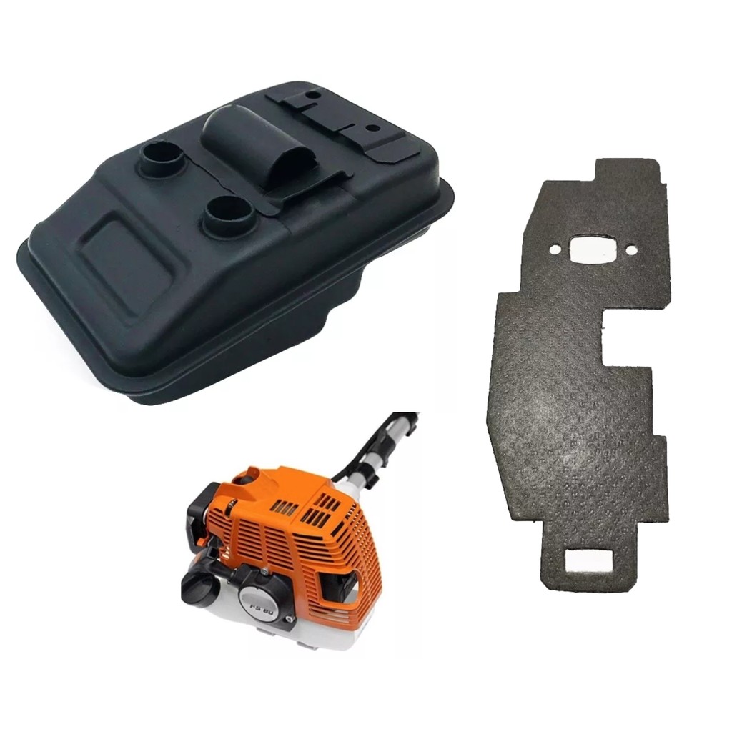 Escapamento e Junta para Roçadeira Stihl