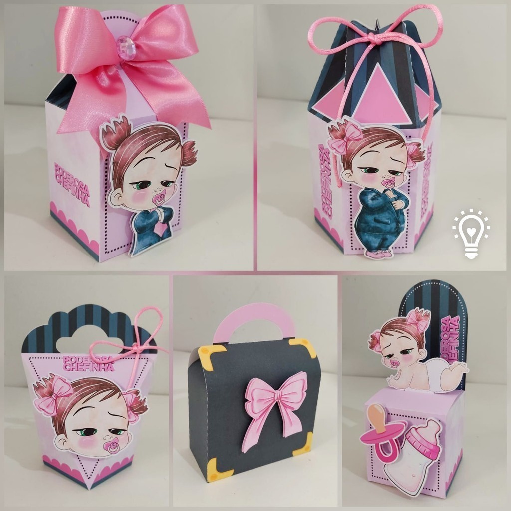 Kit Festa | Aniversário Poderosa Chefinha Lembrancinha Personalizado  30 Unidades Festa Facil