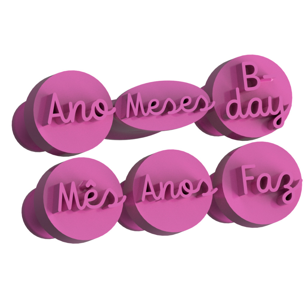 Carimbos para Docinhos Datas 1 em Oferta na Shopee