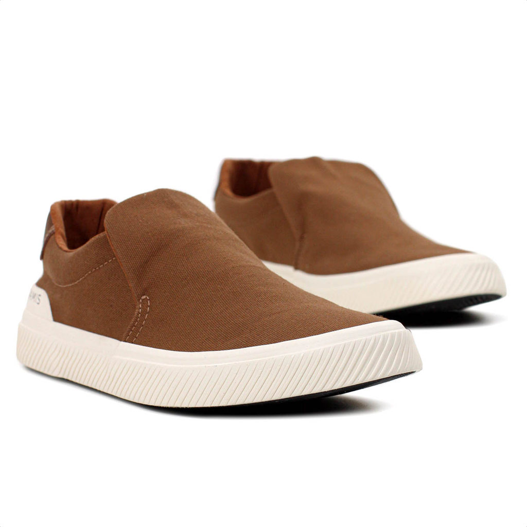 Tênis Aramis Daily Slip Canvas Marrom Caramelo - Masculino
