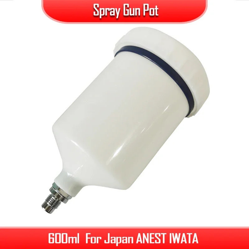 Pote de Spray para Pistola para Japão ANEST IWATA 600ML Acessórios Consumíveis Ferramentas de Pintura