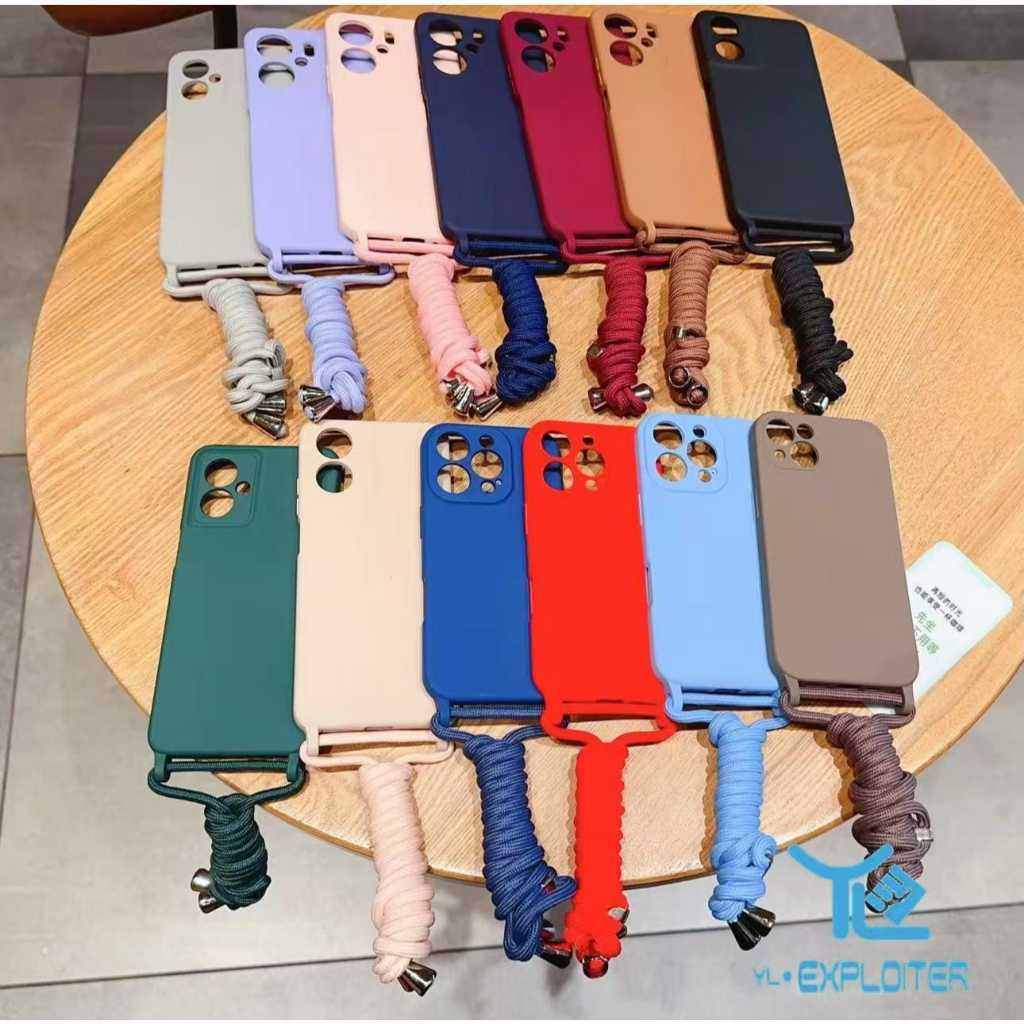 Capinha com Cordão Suporte de pescoço Aveludada para XIAOMI RM 12 RM 13C RM 13 4G RM 14C RM NOTE 12
