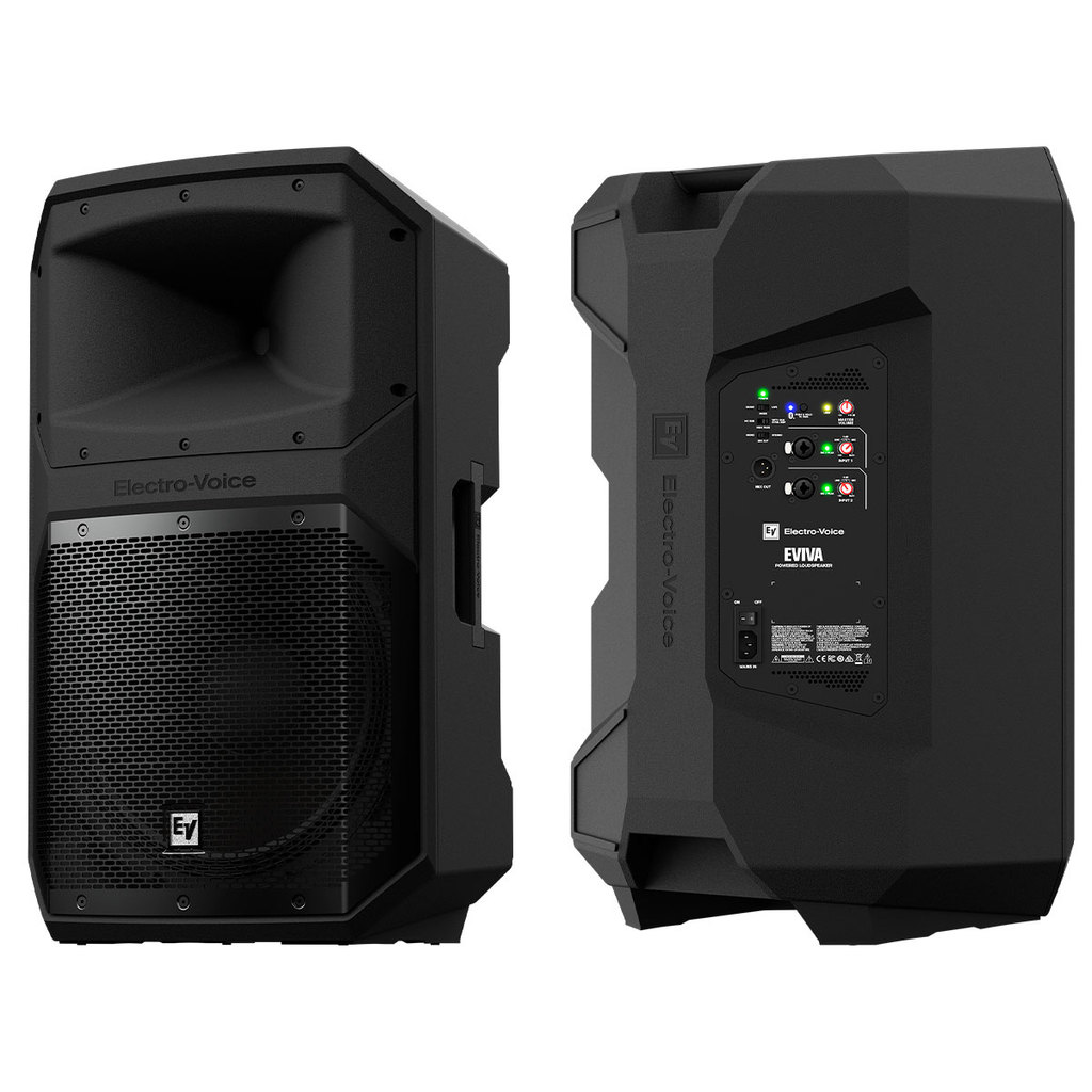 Caixa De Som Portátil Profissional Electrovoice Eviva 15p Preto 127/220v Preto 127/220v