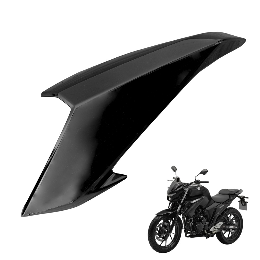 Carenagem Aba Tanque Guia De Ar Esquerdo Fz25 Fazer 250 2025 Preto Metálico