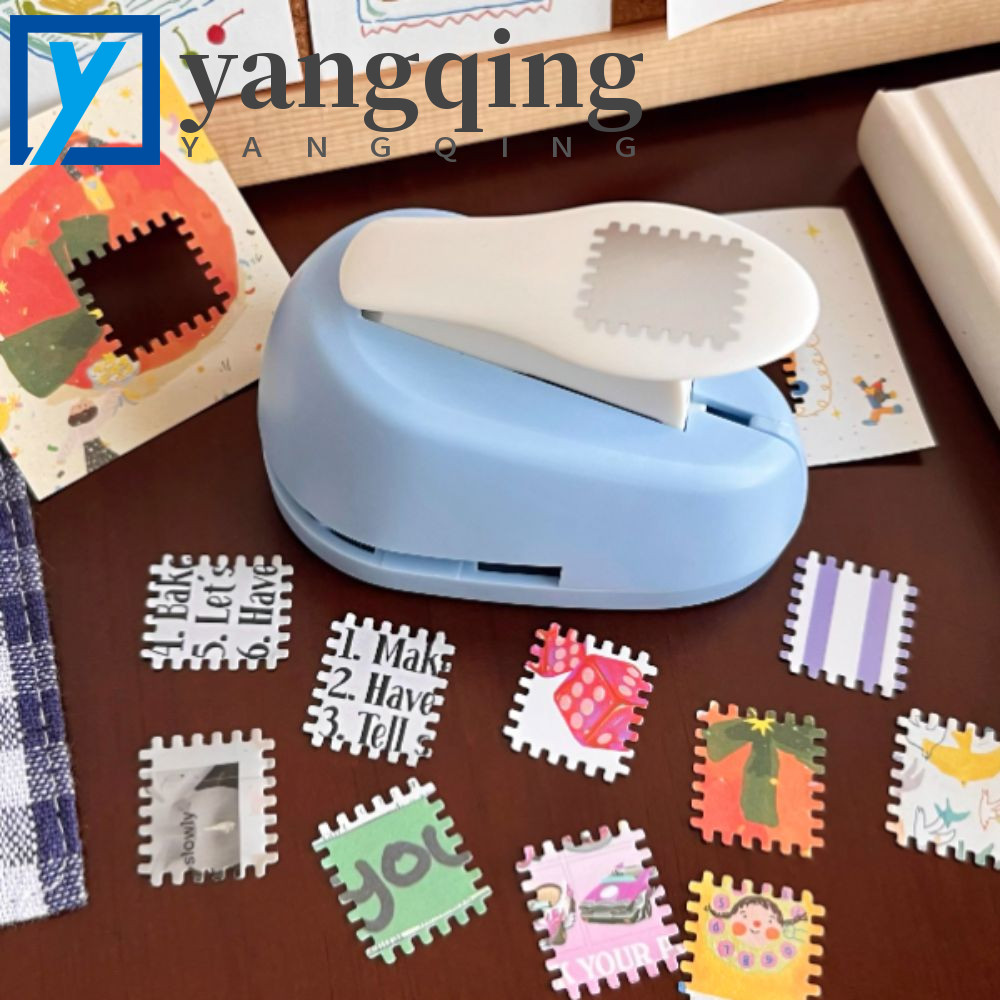 Gravação YANGQING | Perfurador De Borda Do Carimbo Furo Fabricante Dos Perfuradores , Relevo Dentado Da Forma Selo em Oferta na Shopee
