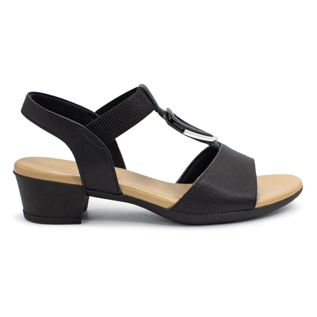 Sandália Usaflex Feminina Casual Salto Bloco MM0801