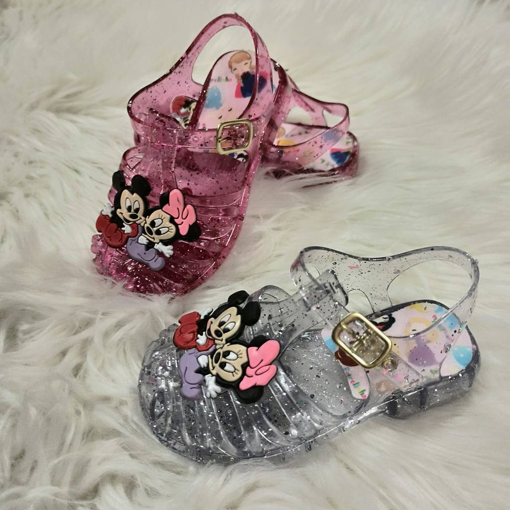 Sandalia baby menina molinha personagem /calçado/chinelo em Oferta na Shopee