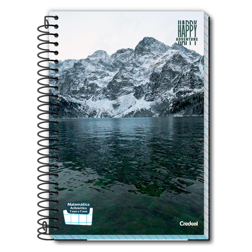 Caderno Universitário Happy 80F/1 Matéria Credeal em Oferta na Shopee