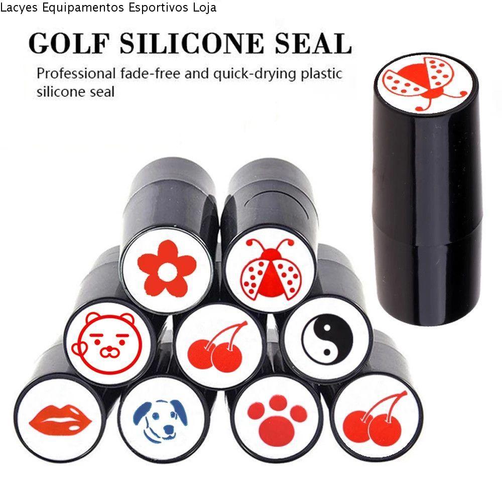 LACYES Carimbo Marcador Acessórios De Golfe Longa Duração Auxiliares De Treinamento Colorfast Esporte Ao Ar Livre Impres