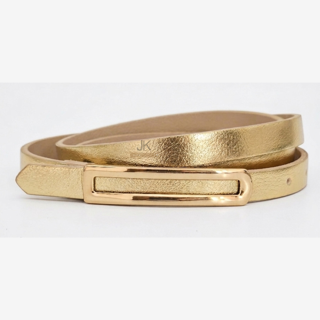 Cinto Dourado Feminino Fino em Oferta na Shopee
