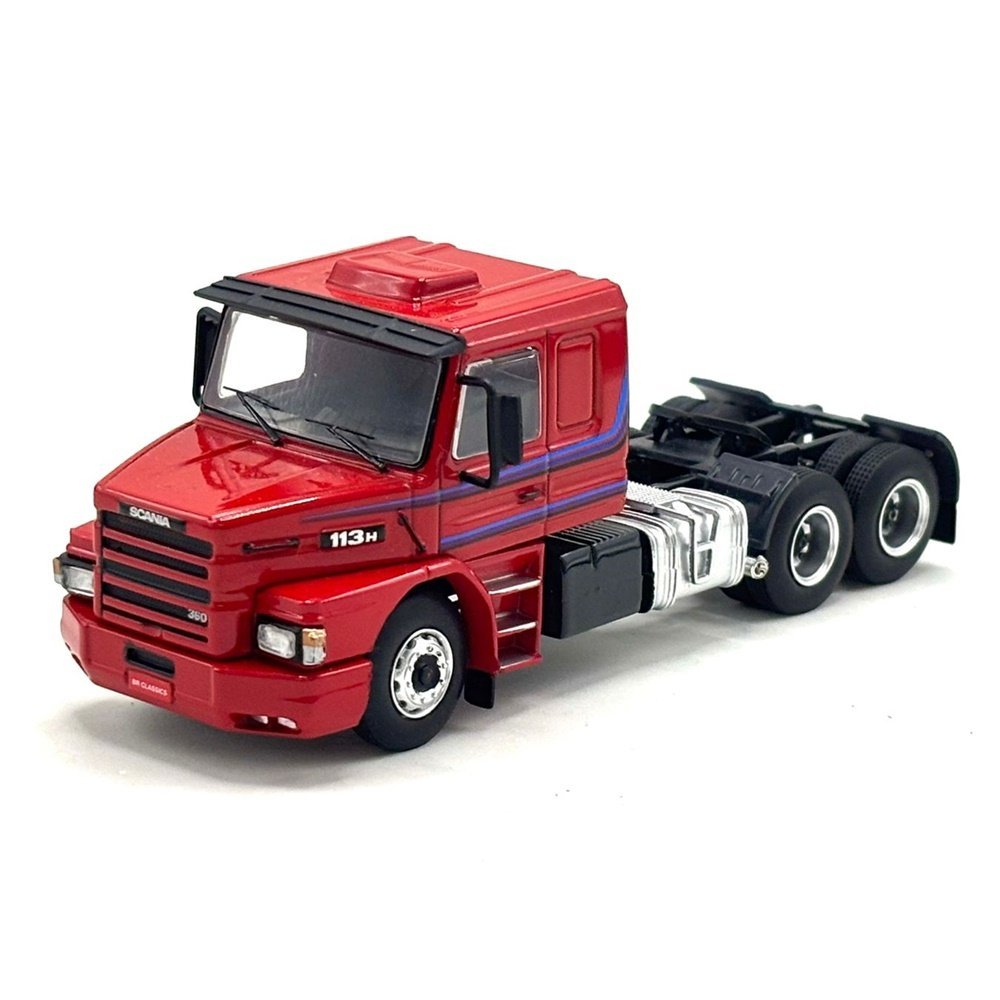 Miniatura Caminhão Scania 113H - Vermelho - Series 2 - 1:64 - BR Classics