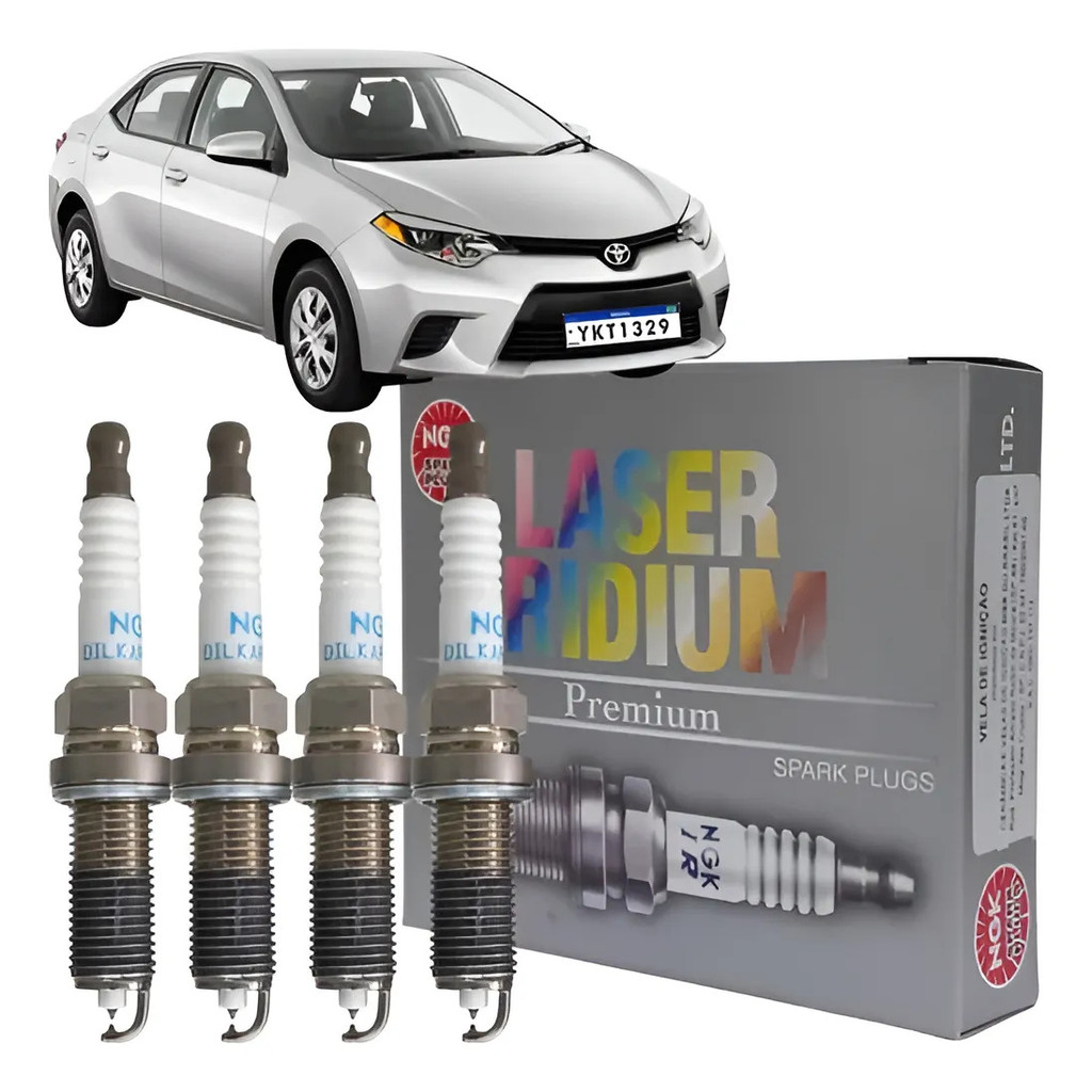 Jogo De Vela Iridium Ngk Toyota Corolla 1.8/2.0 16v 2011...