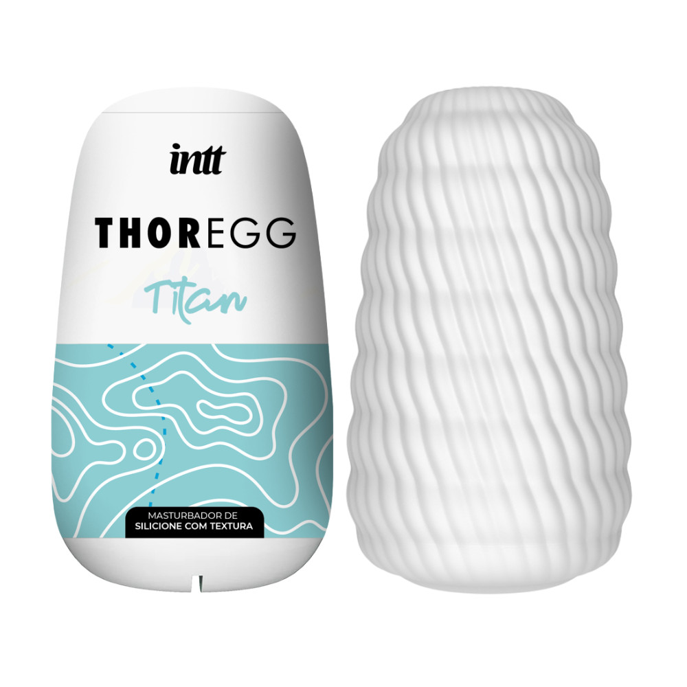 Masturbador Masculino - Thor Egg Titan INTT - Resistente com Textura Interna