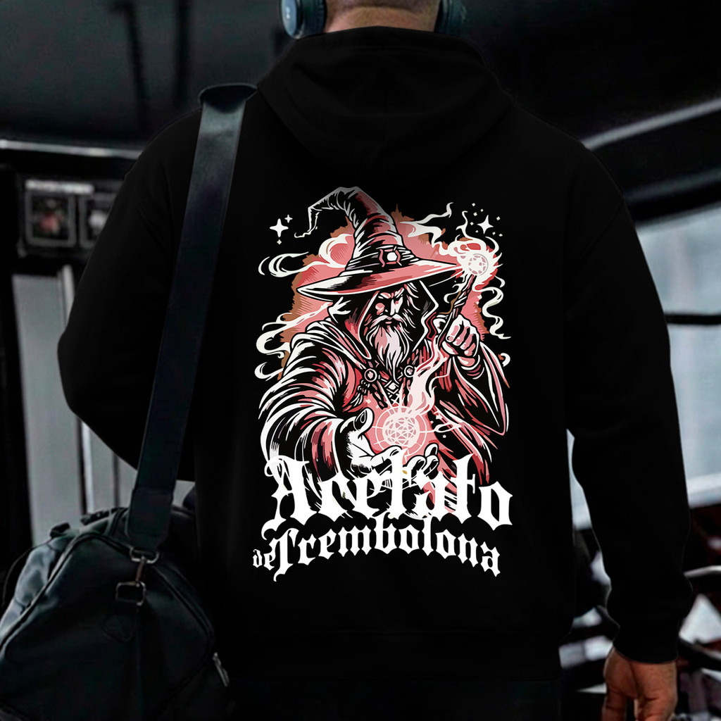 Moletom Flanelado Quente Natural Mago Maromba Gym Academia Estampado Canguru Capuz Quentinho Unissex