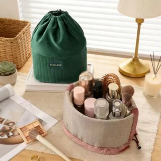 Necessaire Organizadora De Maquiagem Para Viagem Cilíndrico em Oferta na Shopee