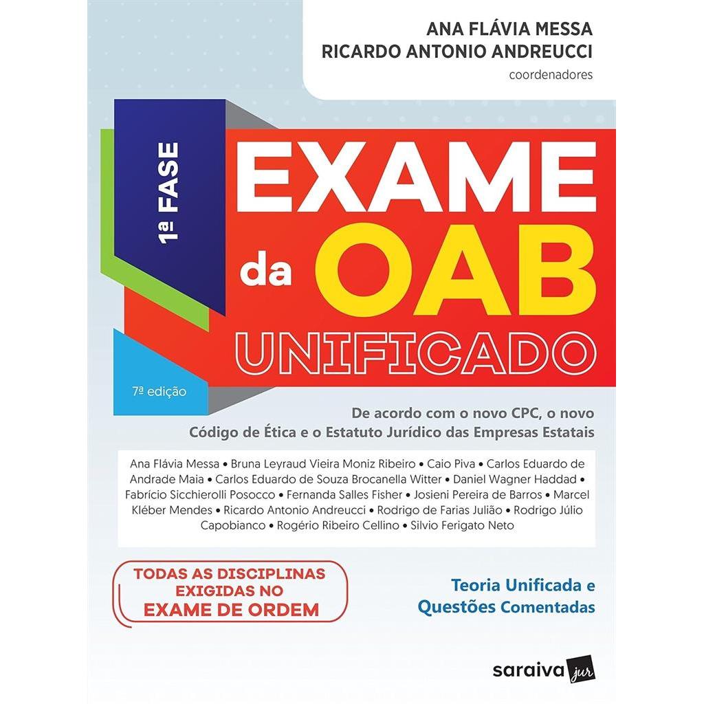 Exame OAB Unificado - 1ª Fase autor Ana Flavia Messa