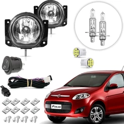 Par Cibie Auxiliar Farol Milha Vidro Fiat Novo Palio 2012 13 14 H1 Universal