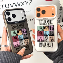 Capa de celular taylor para iphone 17 16 15 14 13 12 11 pro max 7 8 14 plus x xs max