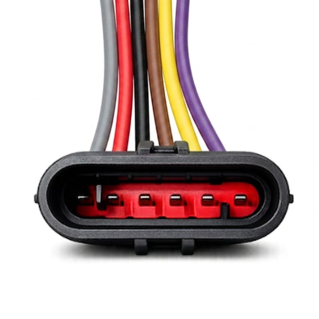 CHICOTE REPARO BICO INJETOR FIAT PALIO LINEA 6 VIAS MACHO TRAVA ELETRICA