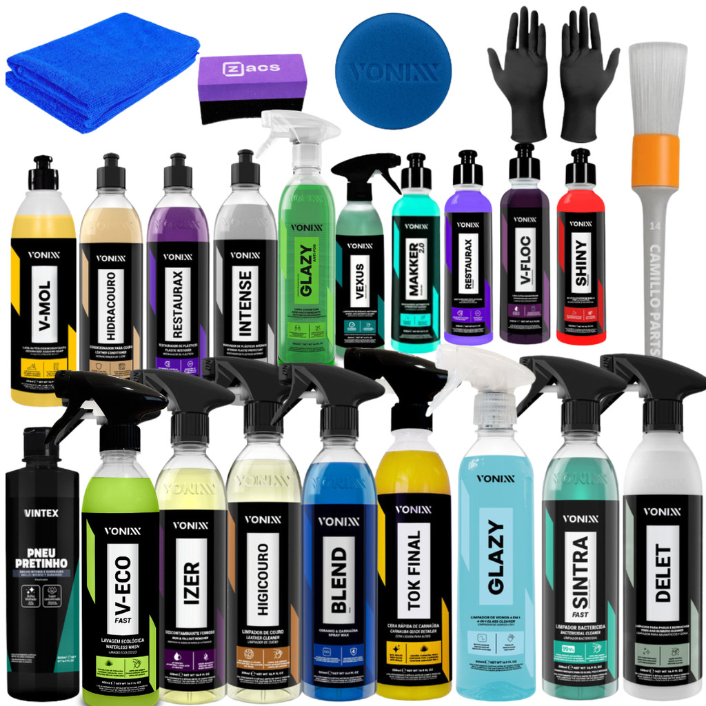 Escolha Monte Seus Produtos Vonixx Restaurax  V Floc Intense Lava Auto V Mol Blend 500ml