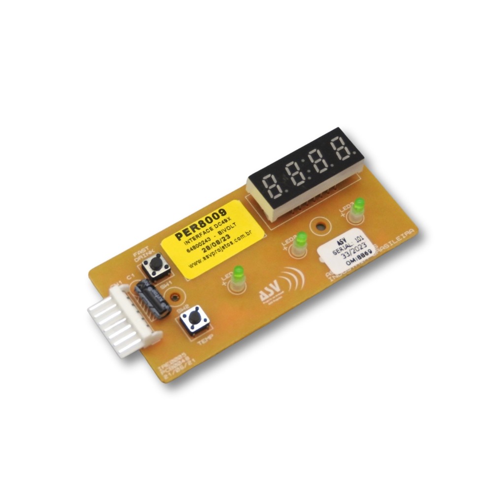 Placa De Interface Compativel Com Refrigerador Electrolux Dc49x Biv - PER8009