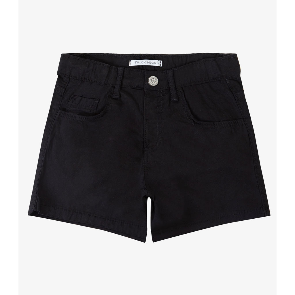 Detalhes do Short Infantil Jeans Com Bolsos Select Preto