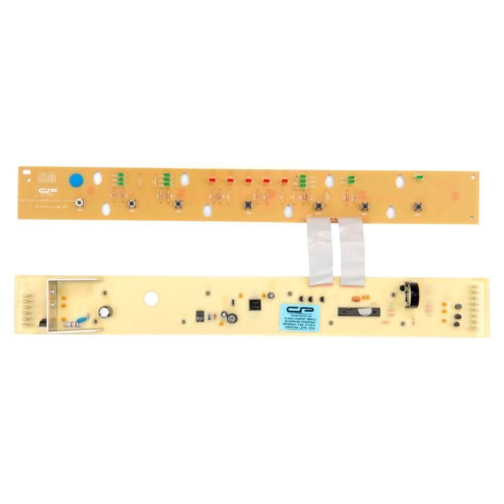 Placa Controladora Compatível Lavadora Brastemp BWF22 5Kg Bivolt