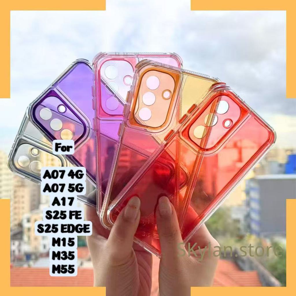 Capa Space 2 EM 1 Acrilico e Silicone Compatível para Samsung Galaxy A07 4G A07 