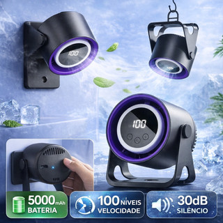 Mini Ventilador De Portátil recarregavel 30db